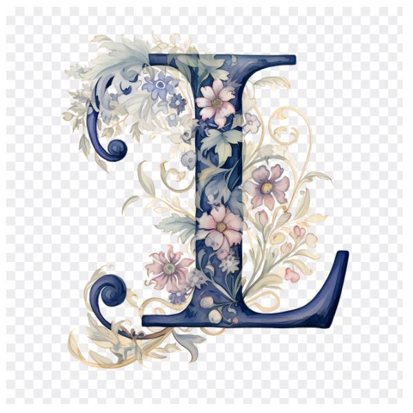 artistic letter L