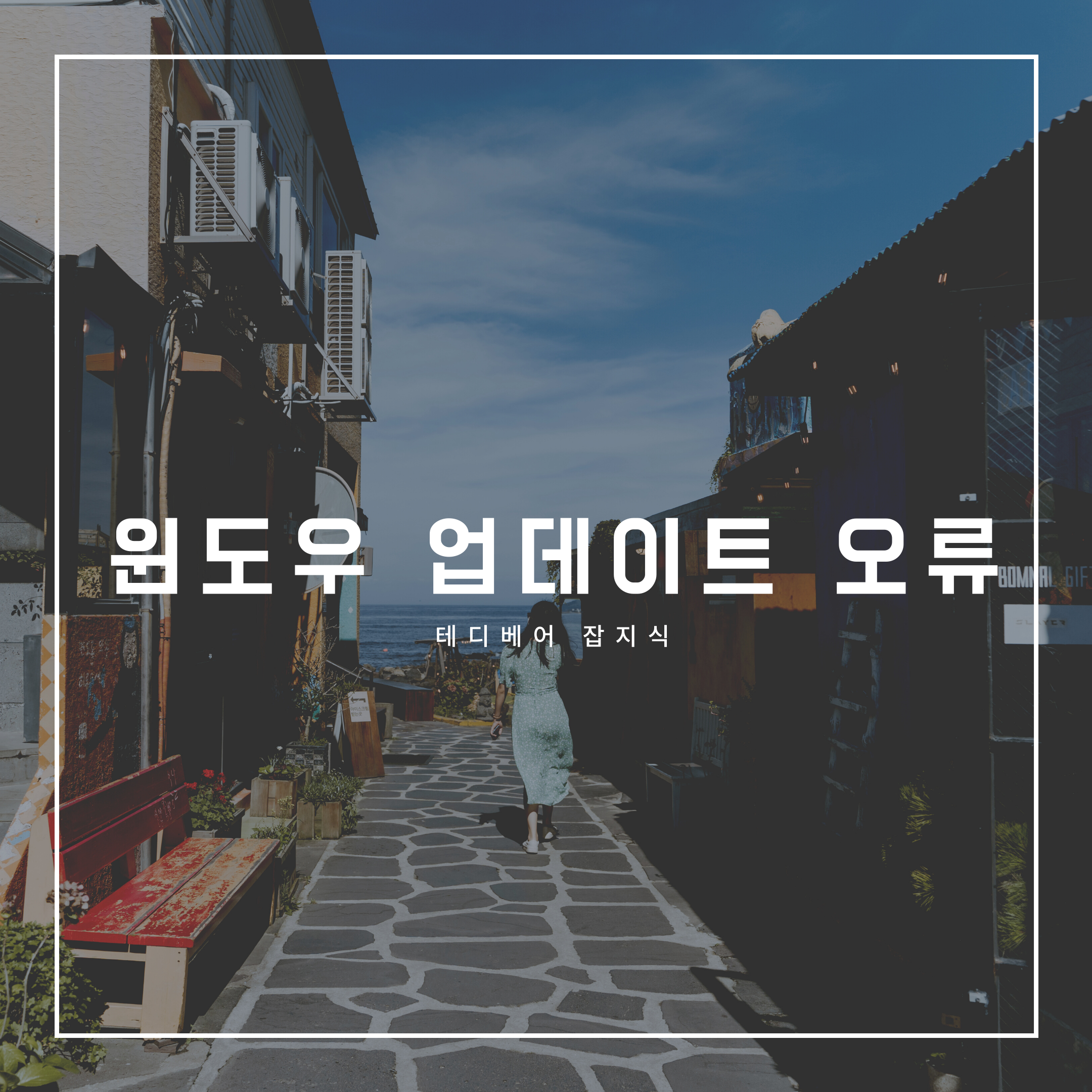  [생활 알쓸몰쓸 잡지식] windows10 os업데이트 오류!!
