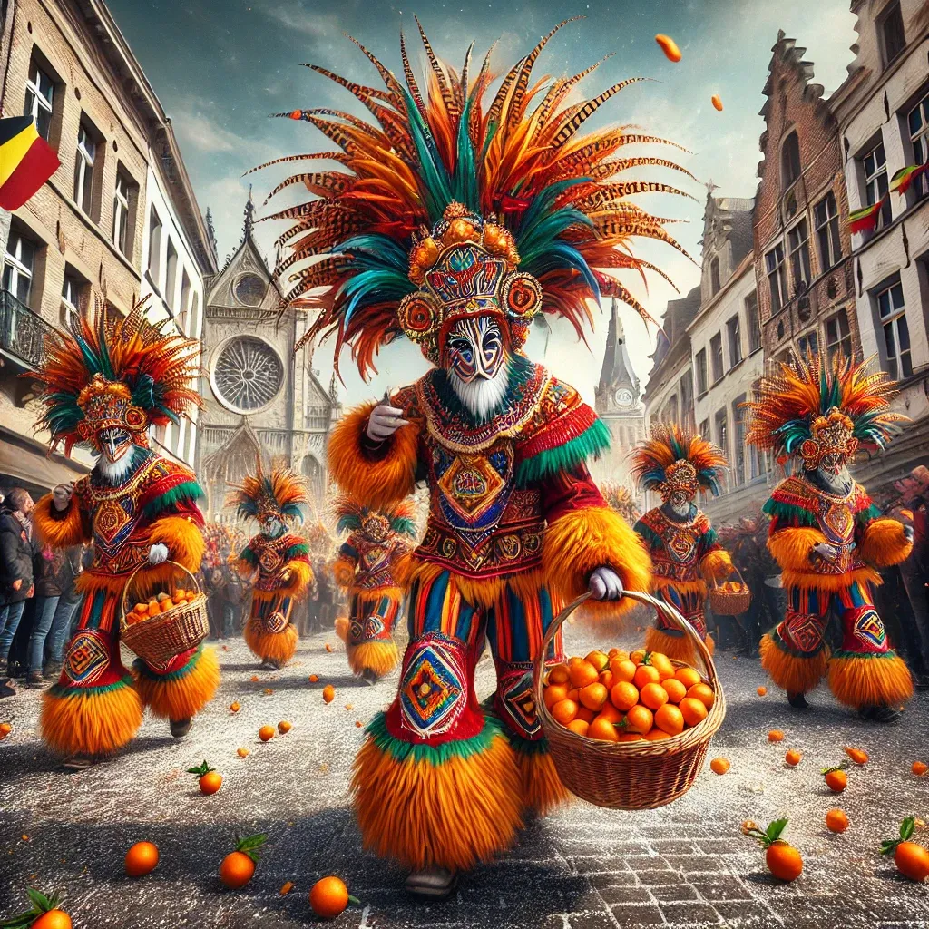 벨기에 비낙스 카니발(Binche Carnival)