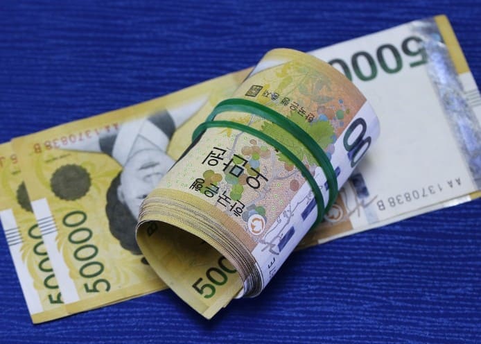 Money, Currency, won, 50000won