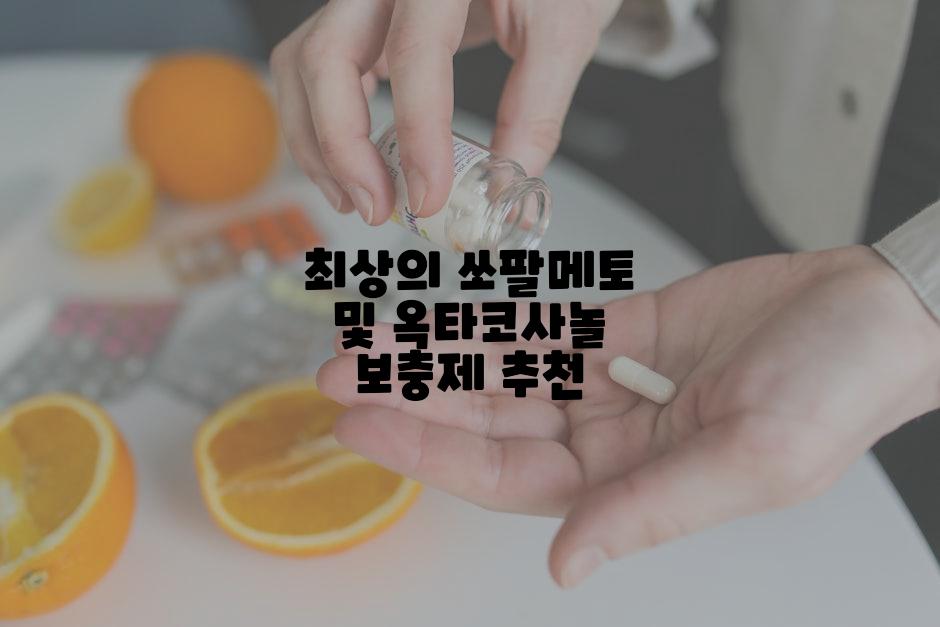 최상의 쏘팔메토 및 옥타코사놀 보충제 추천