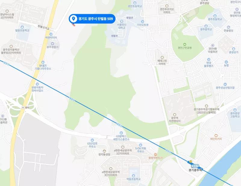 입지 환경. 출처: 네이버 지도