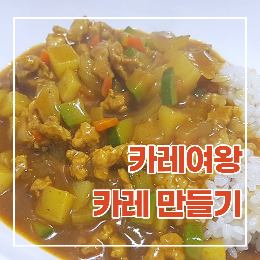  카레여왕으로 카레 맛있게 만드는 법 (강황 효능)
