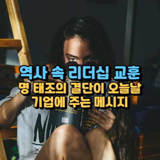  역사에서 배우는 경영 전략, 주원장과 현대 기업의 도전