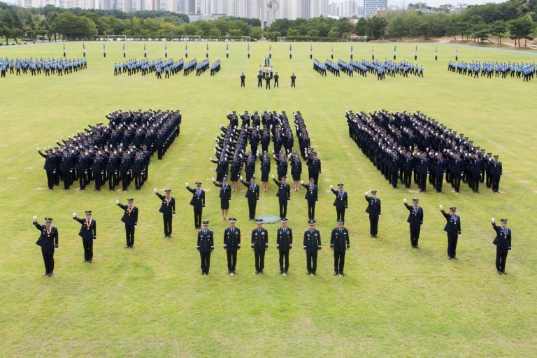 학군사관 임관 사진