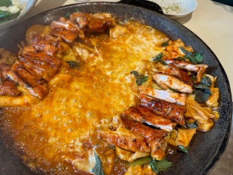 직화닭갈비 사골부대찌개