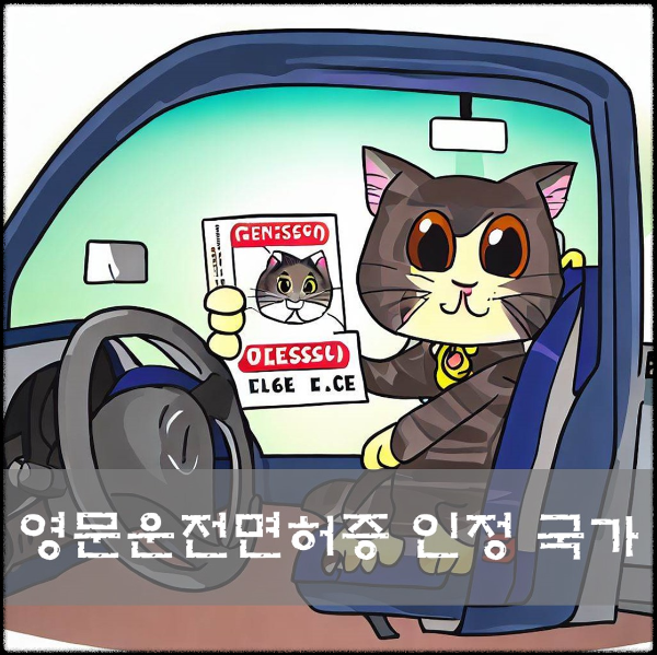 영문운전면허증 인정 국가