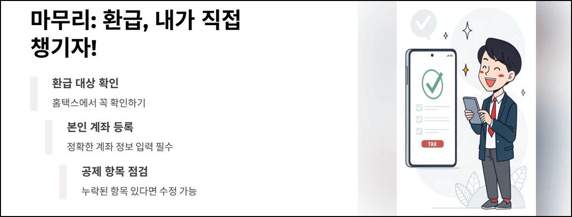 마무리하며: 환급, 내가 직접 챙기자!