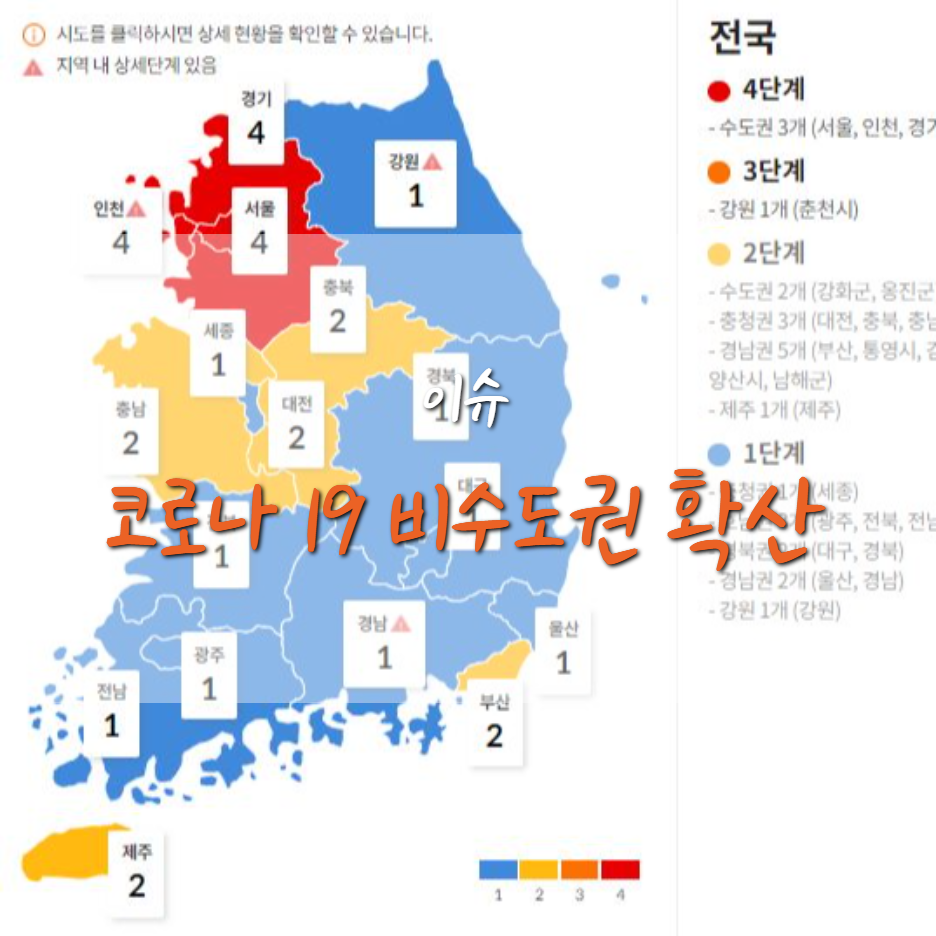 코로나 19 거리두기 격상, 결국 비수도권으로 확대