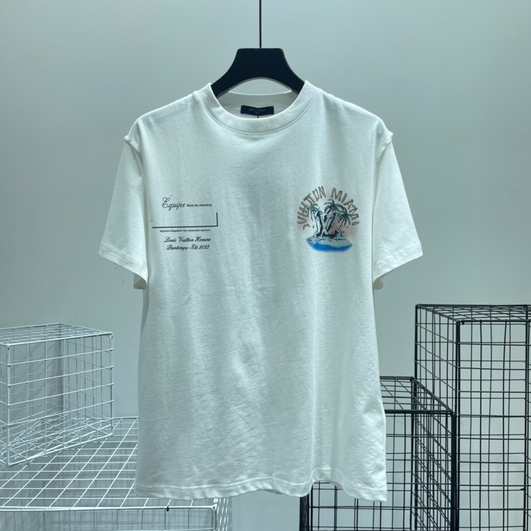  [LOUIS VUITTON] 루이비통 EQUIPE MIAMI 반팔 티셔츠