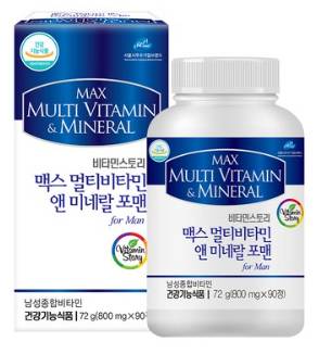 비타민스토리 맥스 멀티비타민 앤 미네랄 포맨