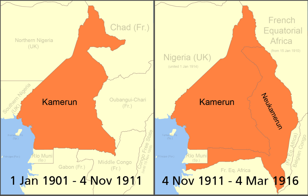 독일령 카메룬의 영토확장