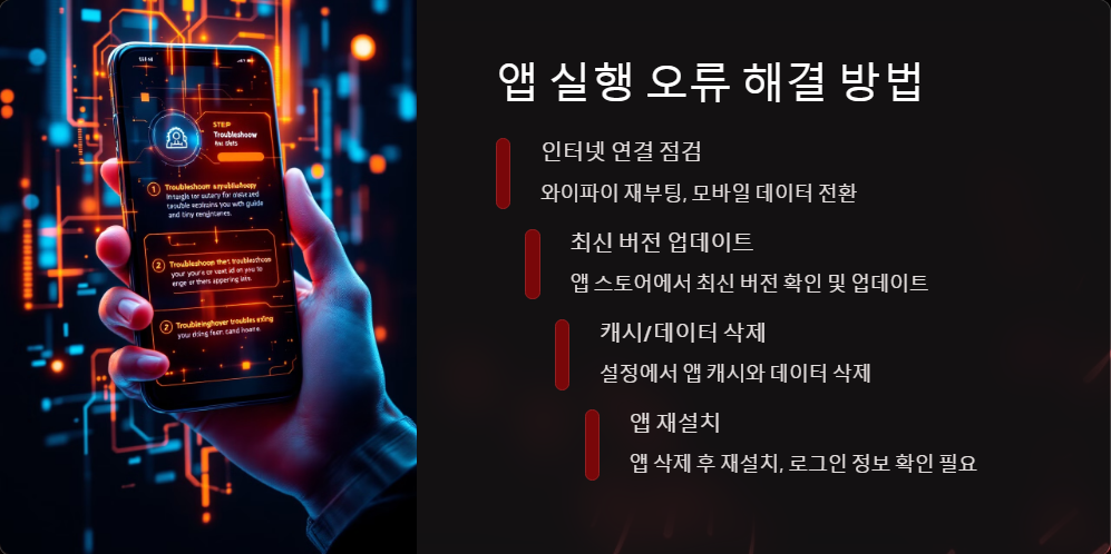 앱실행오류