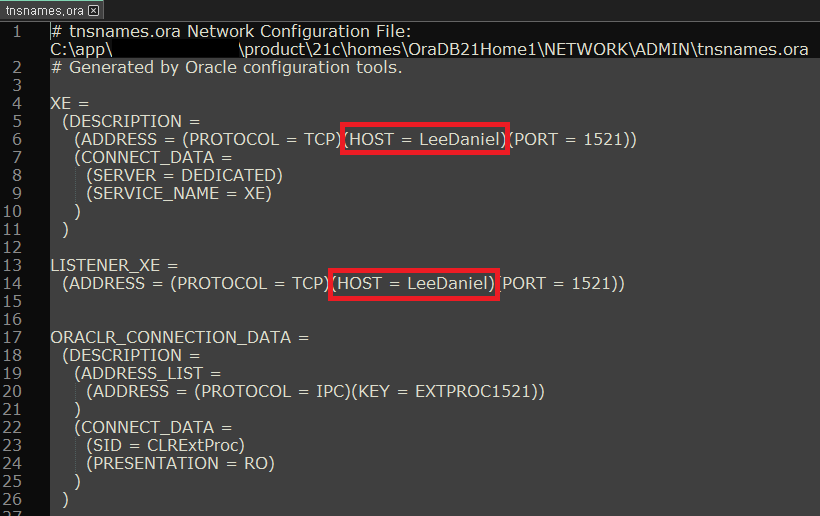  oracle tns 12545 
