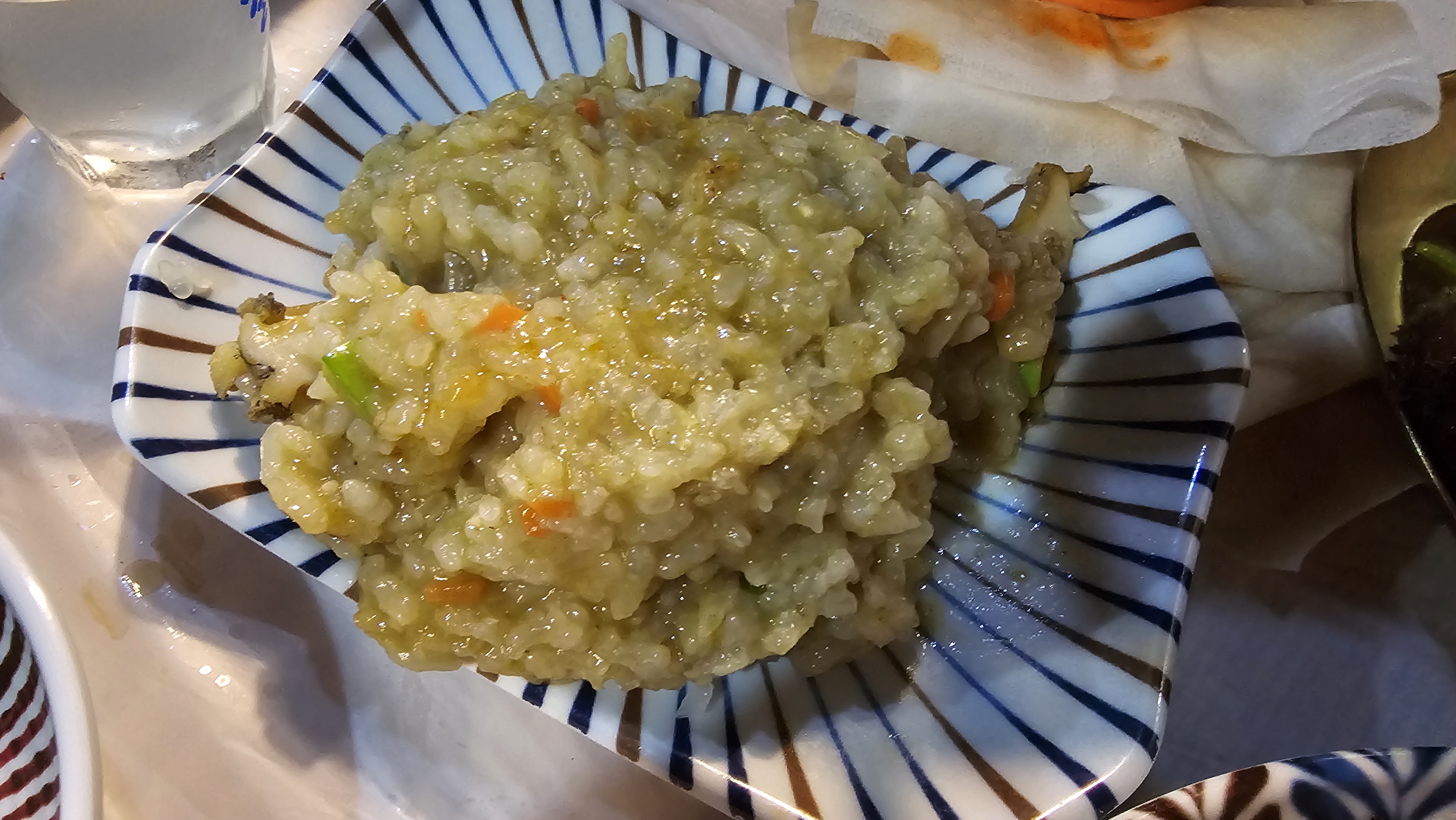 해운대다찌 코스 마지막 전복죽