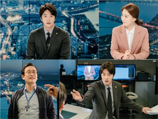  '개천용' 권상우, 뉴스 데스크 등장..돌발 선언에 방송국 발칵