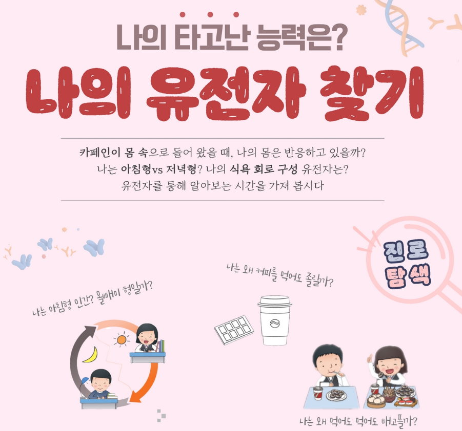  나의 유전자 찾기 프로그램! / 나의 타고난 능력은 어떻게 될까?