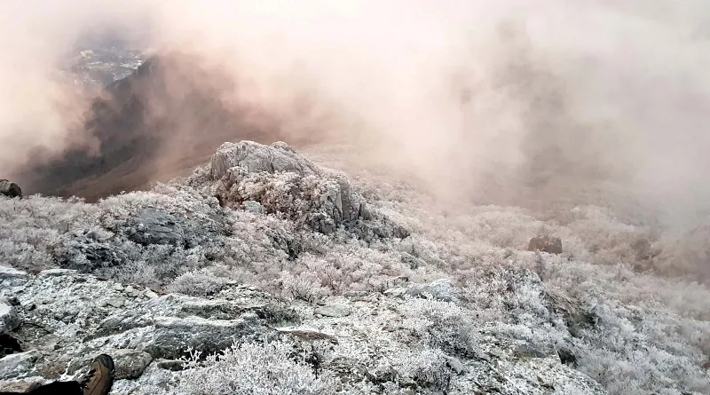 합천 가야산 설경