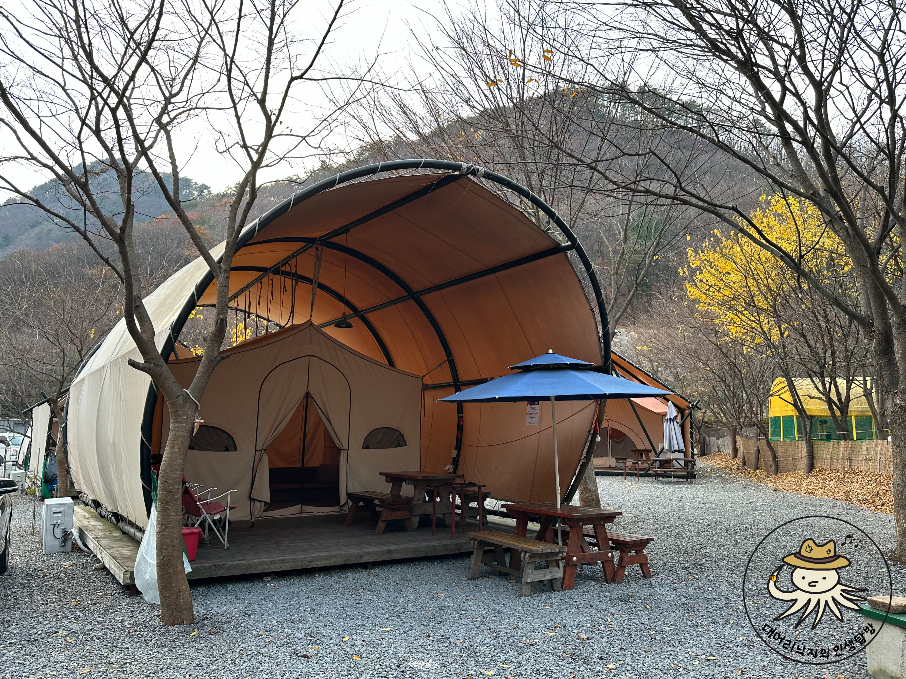 별이 빛나는 밤에 글램핑 이미지