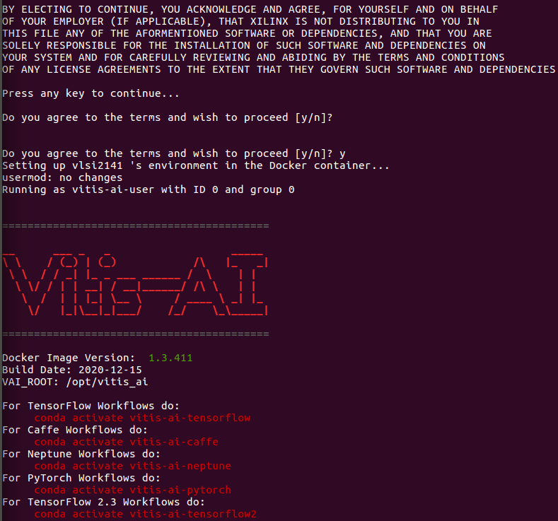 Vitis AI 1 Docker vitis ai 1 docker