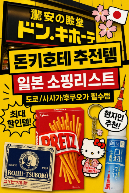돈키호테 쇼핑 리스트
