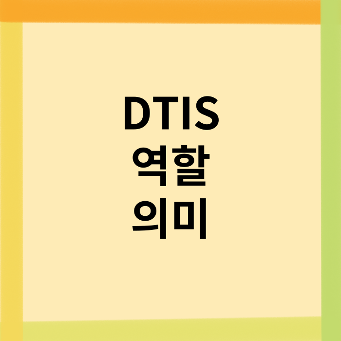 DTIS의-역할과-의미