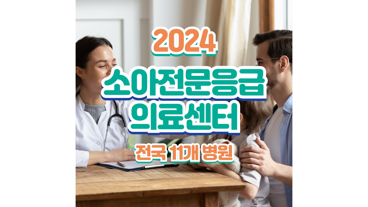 2024 소아전문응급의료센터