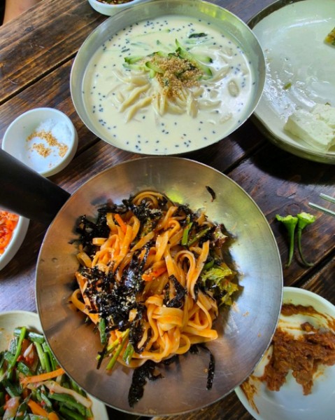 촌두부집 메뉴 이미지