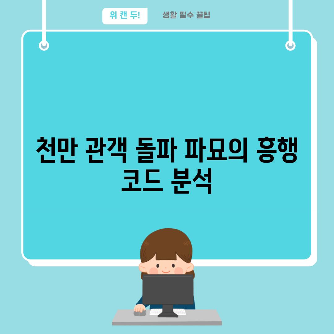 천만 관객 돌파 파묘의 흥행 코드 분석