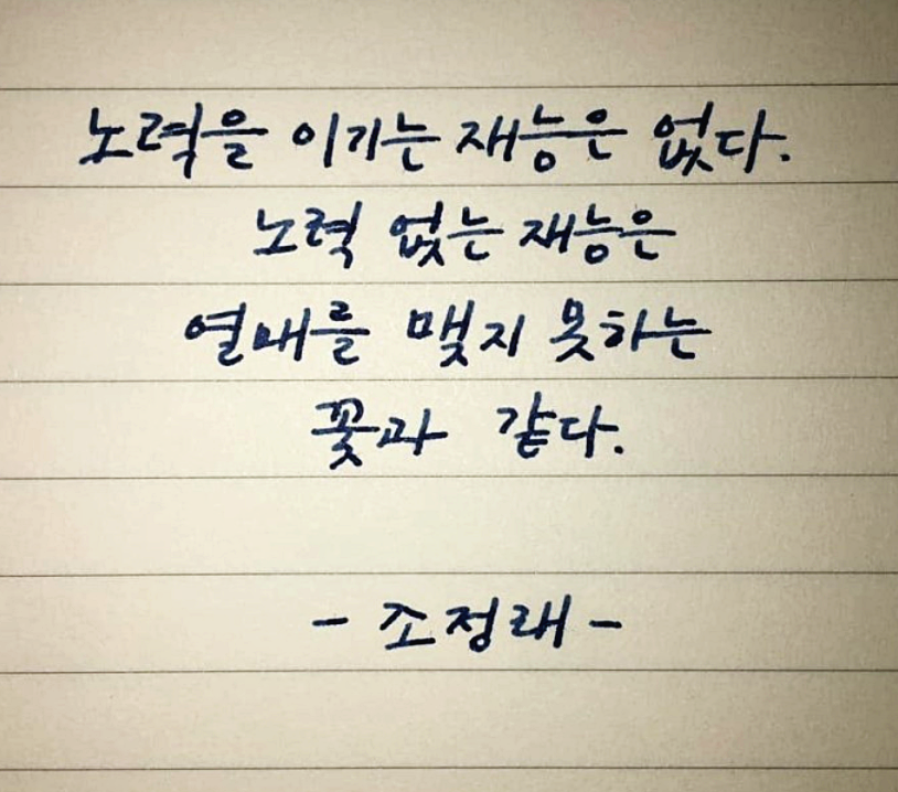  힘이 되는 좋은 글귀 모음