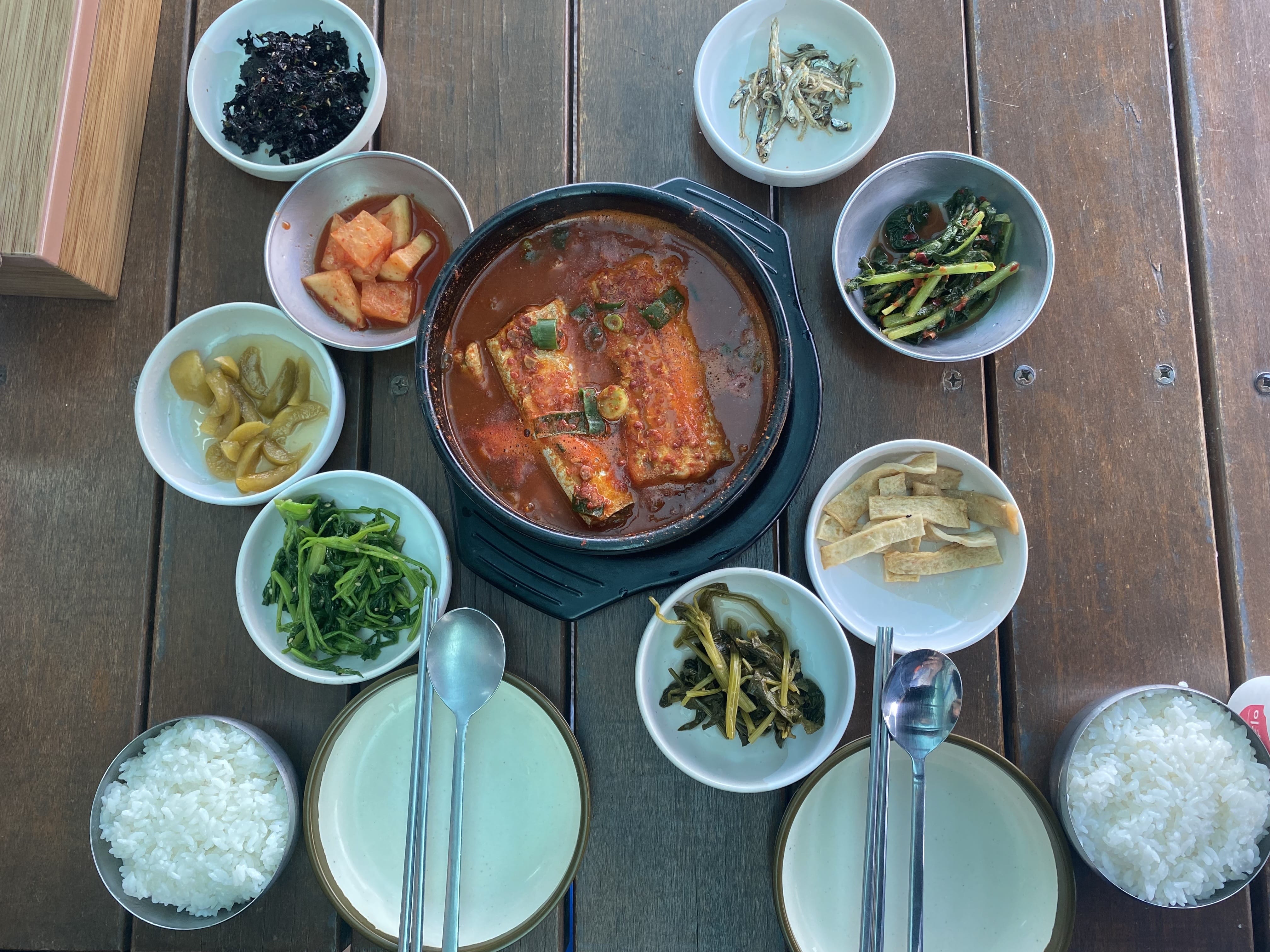 다랭이맛집-갈치조림-밑반찬
