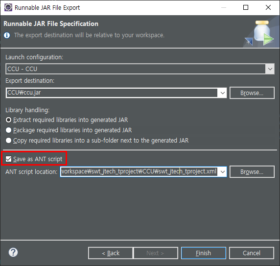 Eclipse JAVA Ant Build 사용하기 (빠른 Export) 네이버 블로그