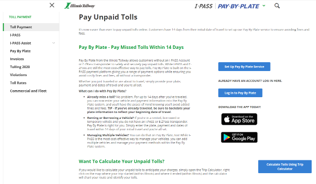 Pay Unpaid Tolls
