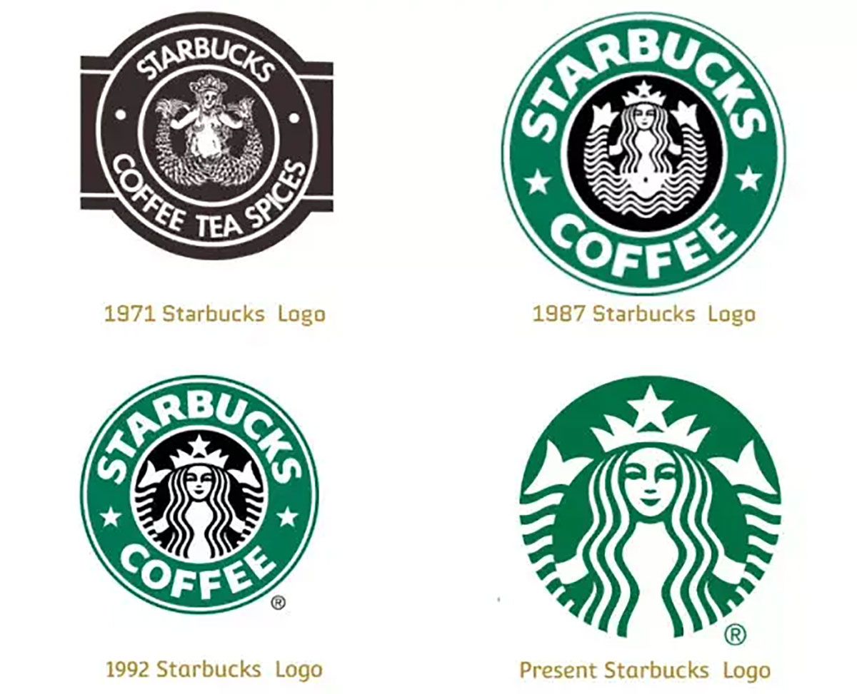 스타벅스(Starbucks) 로고의 변화