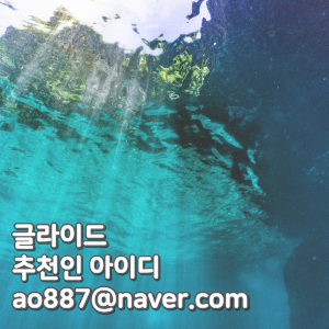  glyde(글라이드) 추천인 ao887@네이버, 신규회원 인기상품 0원 후기