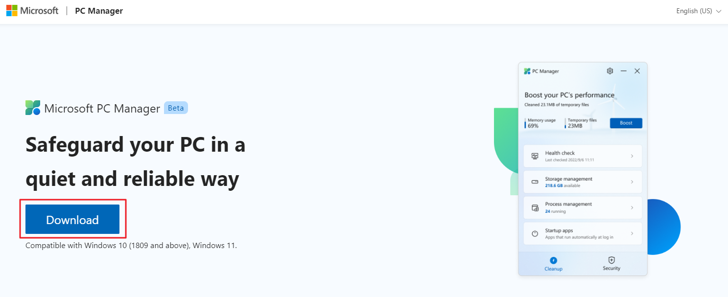 Microsoft PC Manager