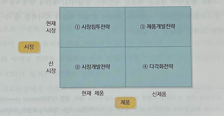 앤소프 매트릭스 테이블