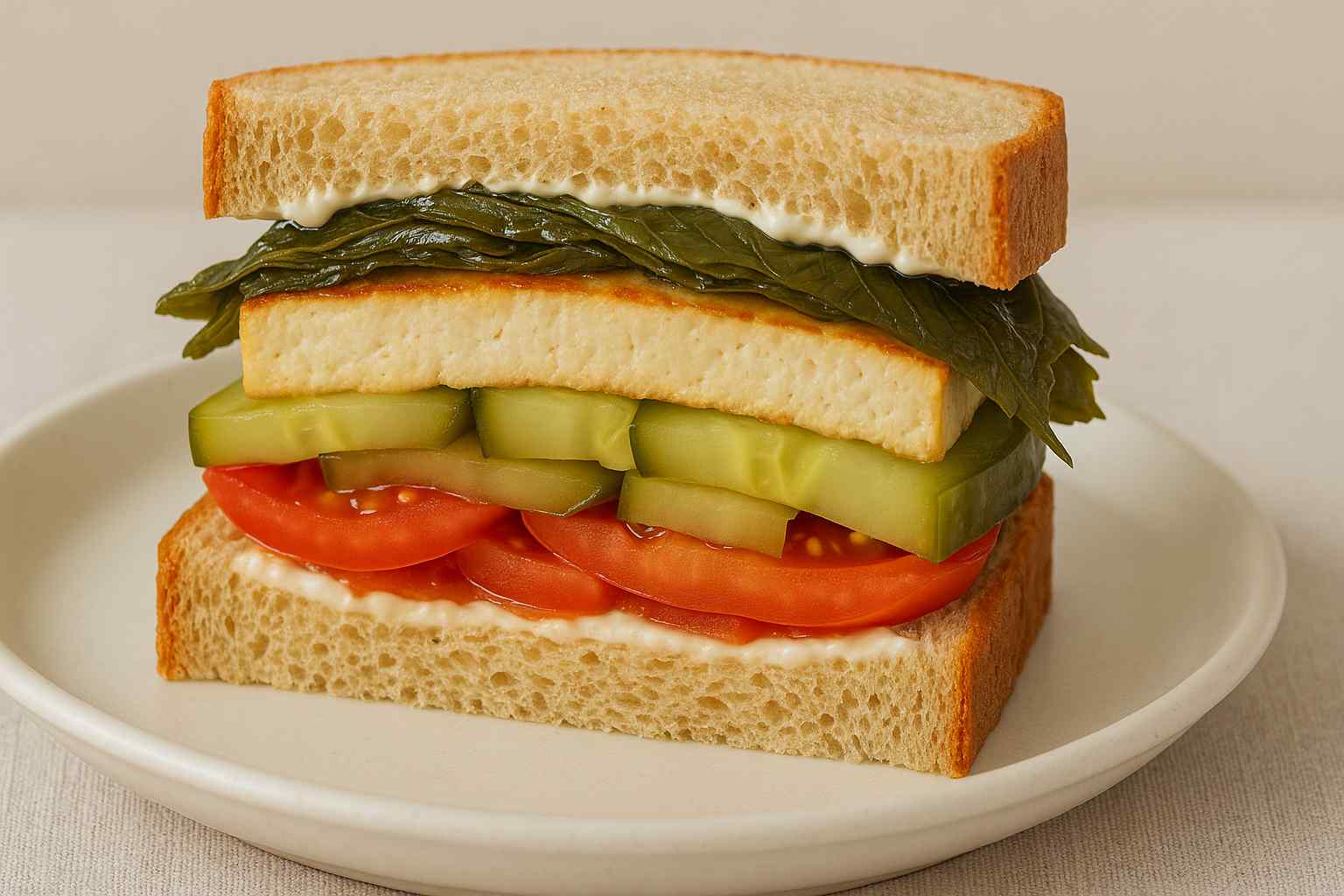 장아찌 샌드위치