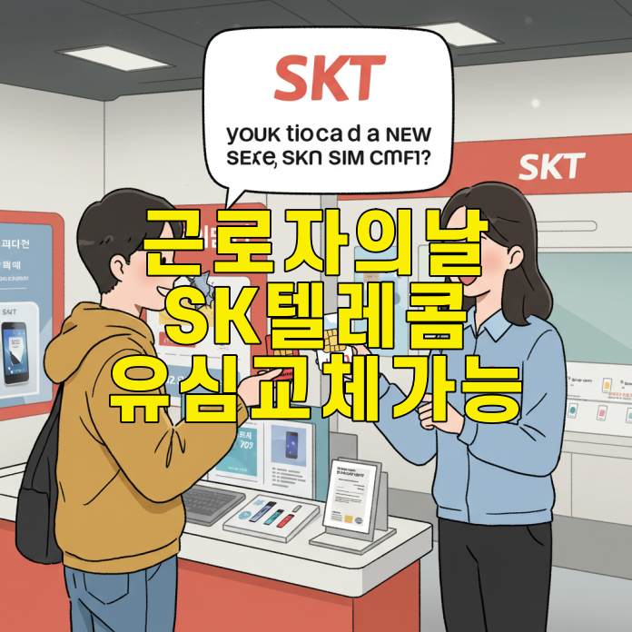 근로자의날 SK텔레콤 유심교체 가능 여부