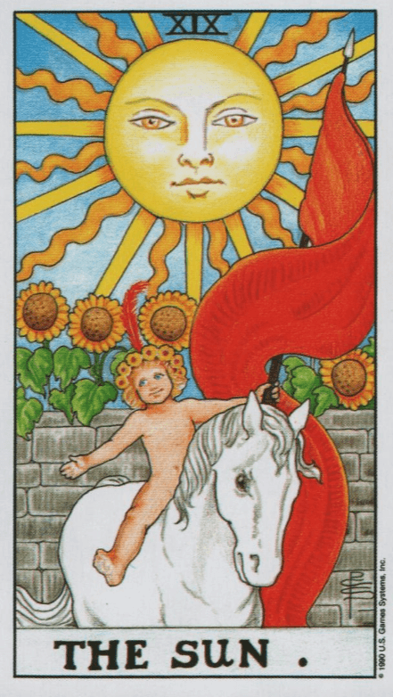 태양을-상징하는-타로카드