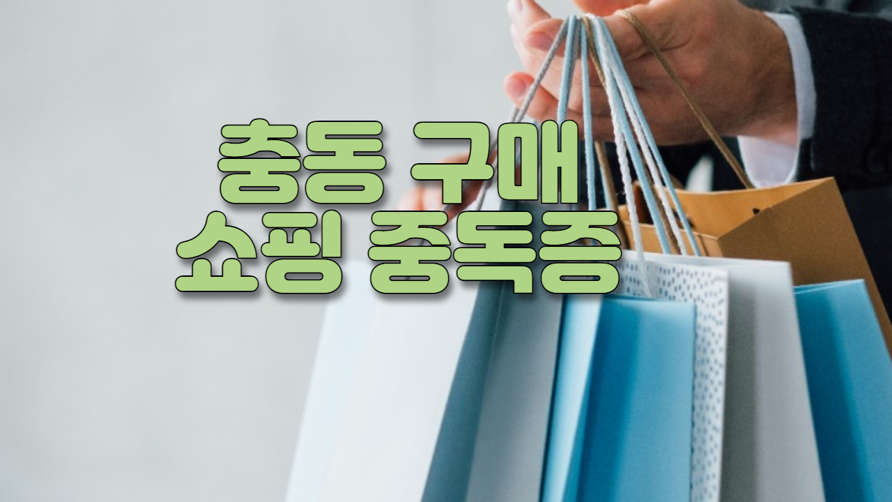  충동 구매 (쇼핑 중독증)