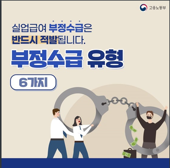  실업급여 부정수급 유형 6가지