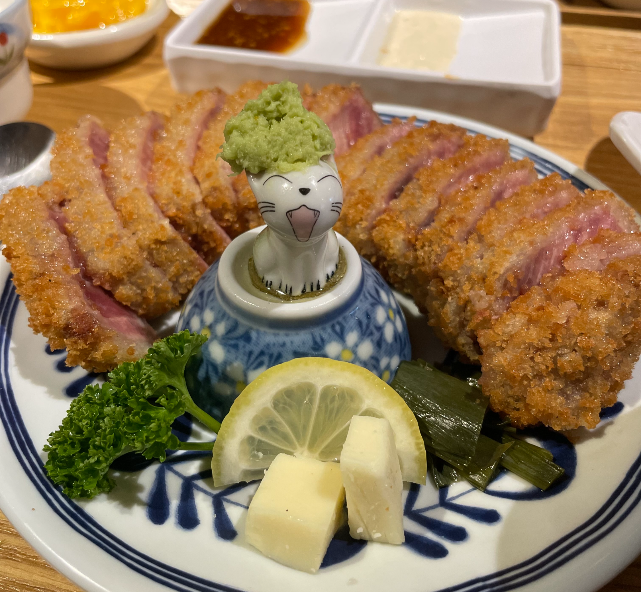  상미규카츠 수유리 맛집, 화로구이 정식 돈x 규o까스