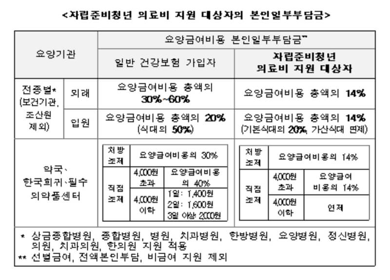자립준비청년-의료비-본인부담금