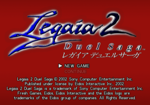  레가이어 2 듀얼 사가 북미판 Legaia 2 Duel Saga USA (플레이 스테이션 2 - PS2 - iso 다운로드)