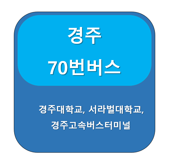  경주 70번 버스 노선 정보, 신경주역 ↔ 동천동