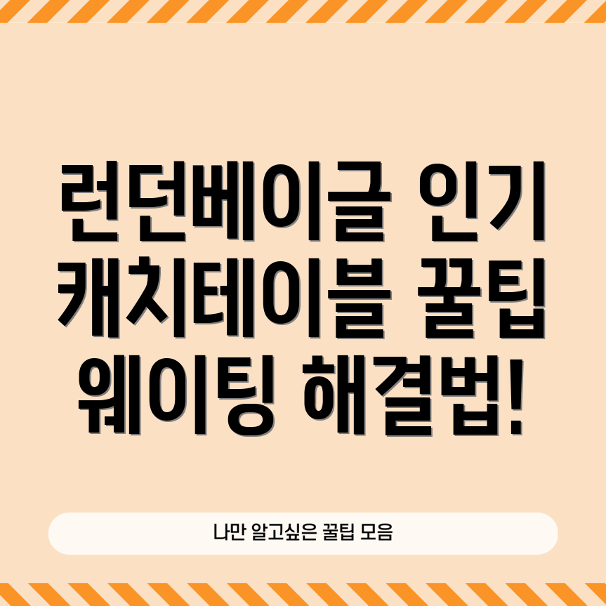 안국 런던베이글