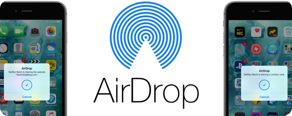 [Yaribong] 에어드롭(AirDrop) 사용법