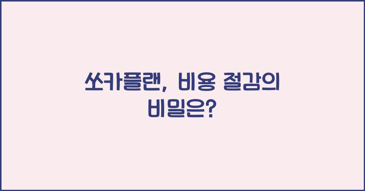 쏘카플랜