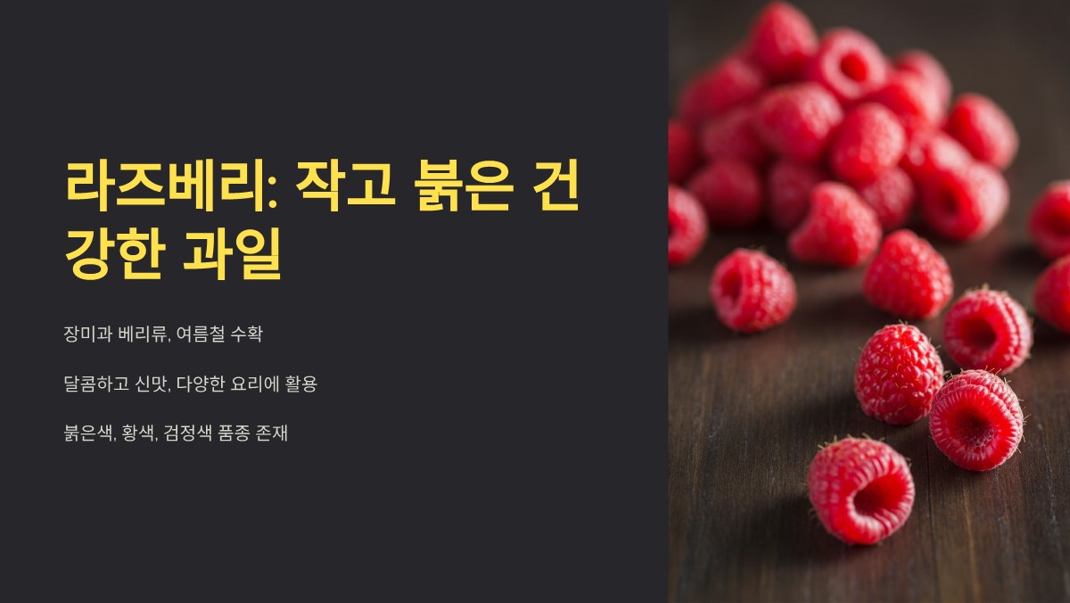 슈퍼푸드 라즈베리